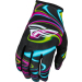 Мотокрос ръкавици FLY RACING Lite Warped- Black/Pink/Electric Blue