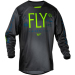Детска мотокрос блуза FLY RACING Kinetic Prodigy- Charcoal/Neon Green/True Blue