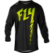 Детска мотокрос блуза FLY RACING F-16 Riding - Black/Neon Green/Light Grey