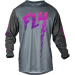 Детска мотокрос блуза FLY RACING F-16 Riding - Grey/Charcoal/Pink