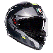 КАСКА AGV K3 SHADE GREY/YELLOW FLUO