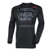 Мотокрос блуза O'NEAL ELEMENT STATIC BLACK/GRAY V.25