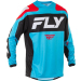 Мотокрос блуза FLY RACING F-16 Riding -Light Blue/Red/Black 2025