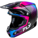 Мотокрос каска FLY RACING Formula S Carbon Protocol-Black Carbon/Blue/Pink 2025