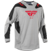 Мотокрос блуза FLY RACING Kinetic SYM-Light Grey/Red/Black 2025