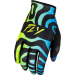 Детски мотокрос ръкавици FLY RACING Lite S.E. Zen- Black/Blue/Hi-Vis 2025