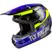Детска крос каска FLY RACING Kinetic Scorched - Blue/Grey/Hi-Vis 2025