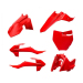 Комплект пластмаси POLISPORT Full Kit MC 65 (21->) SX65(16->) RED