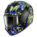Каска SHARK RIDILL 2 RAGING BEAST Black Blue Green