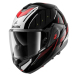 Модуларна каска SHARK OXO RYDGER Black/Silver/Red