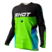 Детско мотокрос джърси SHOT Raw Tracer Green