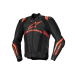 Кожено яке ALPINESTARS Missile V3 Ignition BLACK/RED