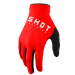 Детски мотокрос ръкавици Shot Raw Red