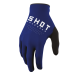 Детски мотокрос ръкавици Shot Raw Blue