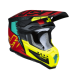 Mотокрос каска Just1 J-22 F Falcon Fluo Red/Yellow/Black