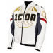 Кожено яке ICON Contra3™ RIZZ RIZZ WHITE