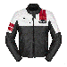Кожено мото яке SPIDI ROAR WHITE/RED/BLACK
