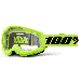 Детски мотокрос очила 100% STRATA2 Neon Yellow