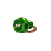Пробка за масло RFX Pro Magnetic Drain Bolt (Green) [M10 x 22mm x 1.5] - Kawasaki KXF450/450R