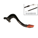 Заден лост за спирачка RFX Pro ST Rear Brake Lever (Hard Anodised Black/Orange) - KTM85