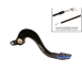 Заден лост за спирачка RFX Pro ST Rear Brake Lever (Hard Anodised Black/Blue) - Yamaha YZF/WRF 450