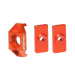 Блок втулка за задна ос RFX Pro Rear Axle Adjuster Blocks (Orange) - KTM 50 09-19