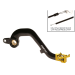 Заден лост за спирачка RFX Pro FT Rear Brake Lever (Black/Yellow) - Suzuki RM125 01-08
