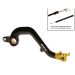 Заден лост за спирачка RFX Pro FT Rear Brake Lever (Black/Yellow) - Suzuki RM250 01-08