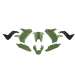 Комплект пластмаси RACETECH Plastic Kit (Camo Green) Yamaha Tenere 700 19-24