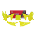 Комплект пластмаси RACETECH Plastic Kit KTM 23-24 (Neon Yellow)