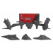 Комплект пластмаси RACETECH Plastic Kit Grey KTM SX 19-22