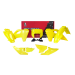 Комплект пластмаси RACETECH Plastic Kit 7 pcs Husqvarna 2024 (Yellow)