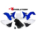 Комплект пластмаси RACETECH Revolution Plastic Kit + Gas Tank (Blue/White/Black) Yamaha YZ125/250 02-19