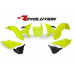 Комплект пластмаси RACETECH Revolution Replacement Plastics Kit (Yellow/Black) Yamaha YZ125/250 02-21