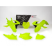 Комплект пластмаси RACETECH Plastic Kit Neon Yellow/Black KTM 16-18
