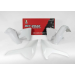 Комплект пластмаси RACETECH Plastic Kit White Husqvarna TE/FE 17-19