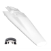 Заден калник RACETECH Rear Fender Husqvarna 23-25 (White)