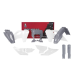 Комплект пластмаси RACETECH Plastic Kit Husqvarna FE/TE 2024 (Grey/White)