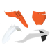 Комплект пластмаси RACETECH Plastic Kit 4 pcs KTM SX 65 16-24 (White/Orange)
