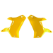 Пластмасови капаци за радиатор RACETECH T7 Revolution Radiator Covers Yamaha Tenere 700 19-24 (Yellow)