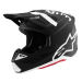 Мотокрос каска ALPINESTARS SM7 DASHER BLK/WHT