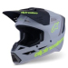 Мотокрос каска ALPINESTARS SM3 RADIUM GRAY/BLK/YL
