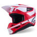 Мотокрос каска ALPINESTARS SM3 HEAT RED/WH/BLK