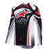 Мотокрос джърси Alpinestars TECHSTAR NOMUR BLACK/WHITE/RED