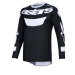 Мотокрос джърси Alpinestars RACER AIR RIWAY BLACK/WHITE