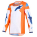 Детско мотокрос джърси Alpinestars FLUID GRID ORAN/BLUE