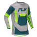 Мотокрос блуза FLY RACING Lite- Grey/Lime/Teal