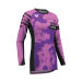 Дамско мотокрос джърси THOR LAUNCHMODE BLEACH BLACK/ORCHID