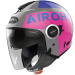 Kаска за скутер AIROH HELIOS UP PINK/GREY GLOSS