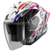 Каска за скутер SHARK SKWAL JET CUP SPEED-FANCY BLACK/PURPLE/RED/WHITE